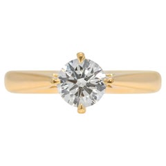 Timeless 0,5ct Naturdiamant 18K Gelbgold Solitär Ring