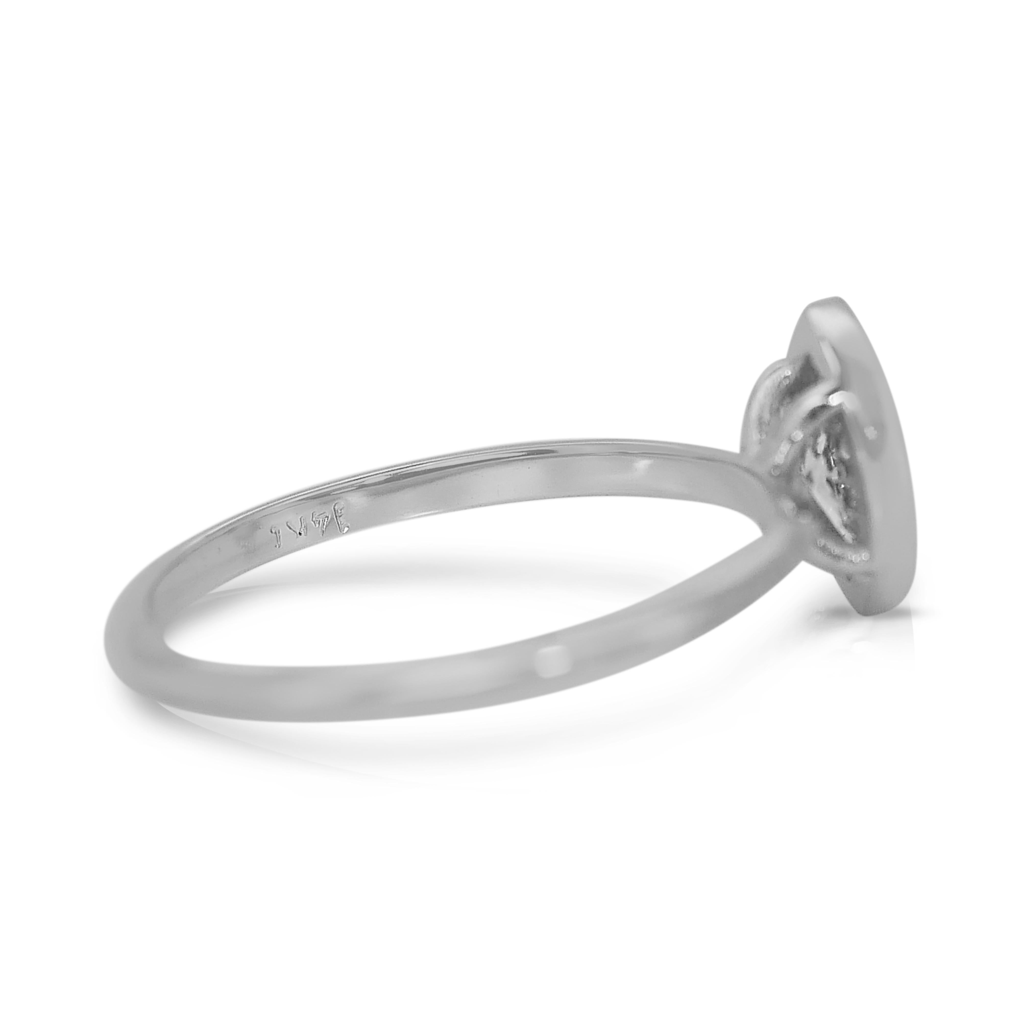Marquise Cut Timeless 0.70ct Double Excellent Ideal Cut Diamond Solitaire Ring For Sale