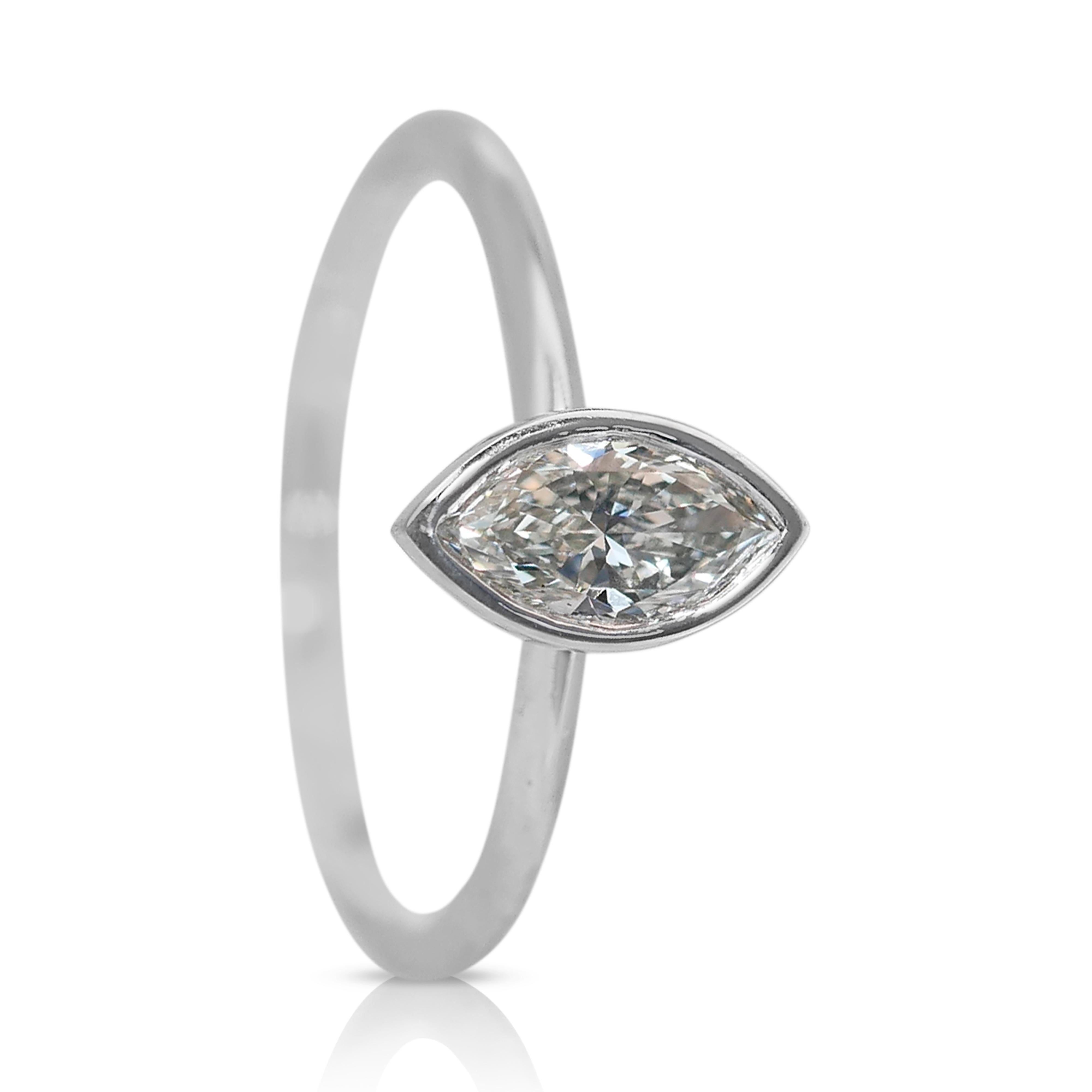 Timeless 0.70ct Double Excellent Ideal Cut Diamond Solitaire Ring For Sale 1