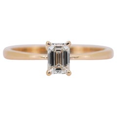 Timeless 0.90ct Diamond Solitaire Ring in 18k Yellow Gold - GIA Certified
