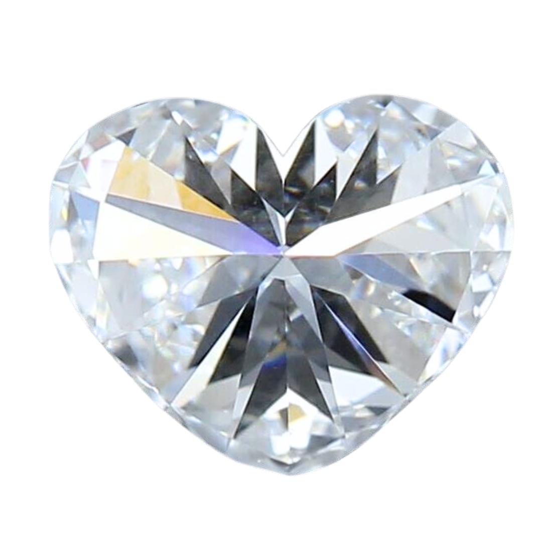 Women's Timeless 1.00ct Ideal Cut Heart-Shaped Diamond - GIA Certified For Sale