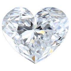 Timeless 1,00ct Ideal Cut Heart-Shaped Diamond - certifié GIA