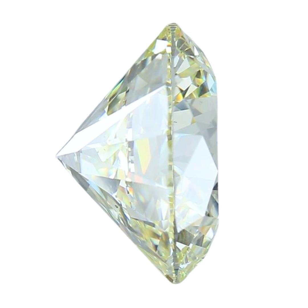 Diamante rotondo senza tempo con taglio ideale triplo eccellente da 10,17 carati - certificato IGI In condizioni Nuovo in vendita a רמת גן, IL