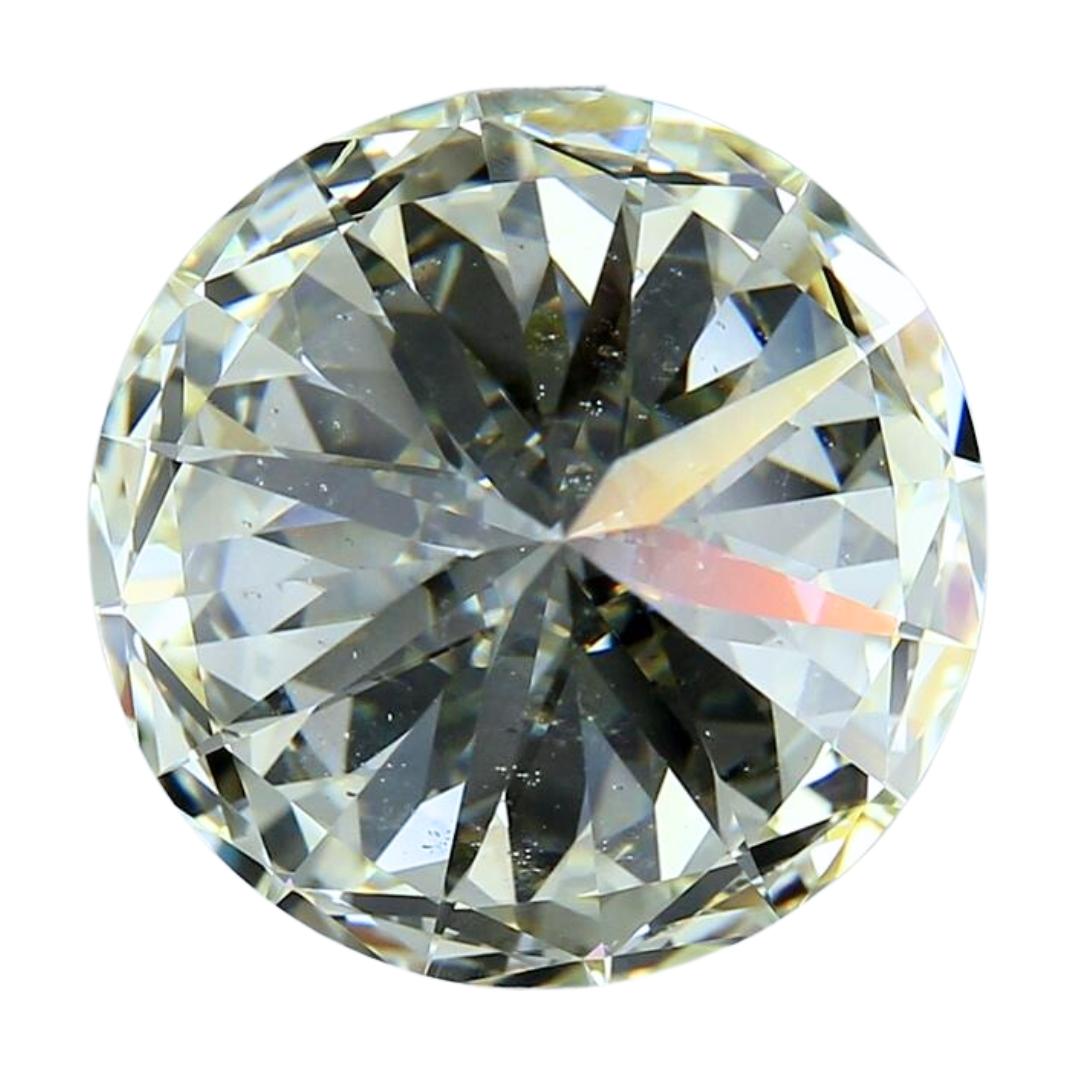 Diamante rotondo senza tempo con taglio ideale triplo eccellente da 10,17 carati - certificato IGI in vendita 1