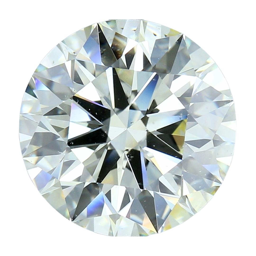 Diamante rotondo senza tempo con taglio ideale triplo eccellente da 10,17 carati - certificato IGI in vendita 3