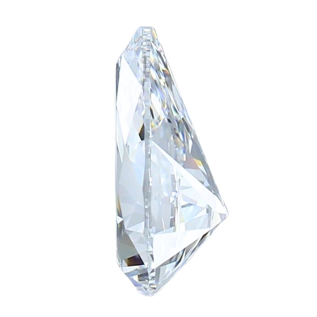 Timeless 1.01ct Double Excellent Ideal Cut Pear-Shaped Diamond - GIA Certified In New Condition In רמת גן, IL