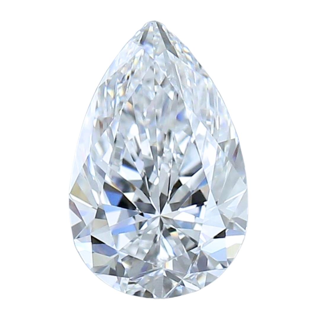 Timeless 1.01ct Double Excellent Ideal Cut Pear-Shaped Diamond - GIA Certified 2