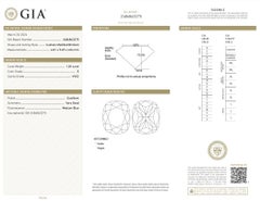 Timeless 1.20ct Ideal Cut Cushion-Shaped Diamond - GIA Certified