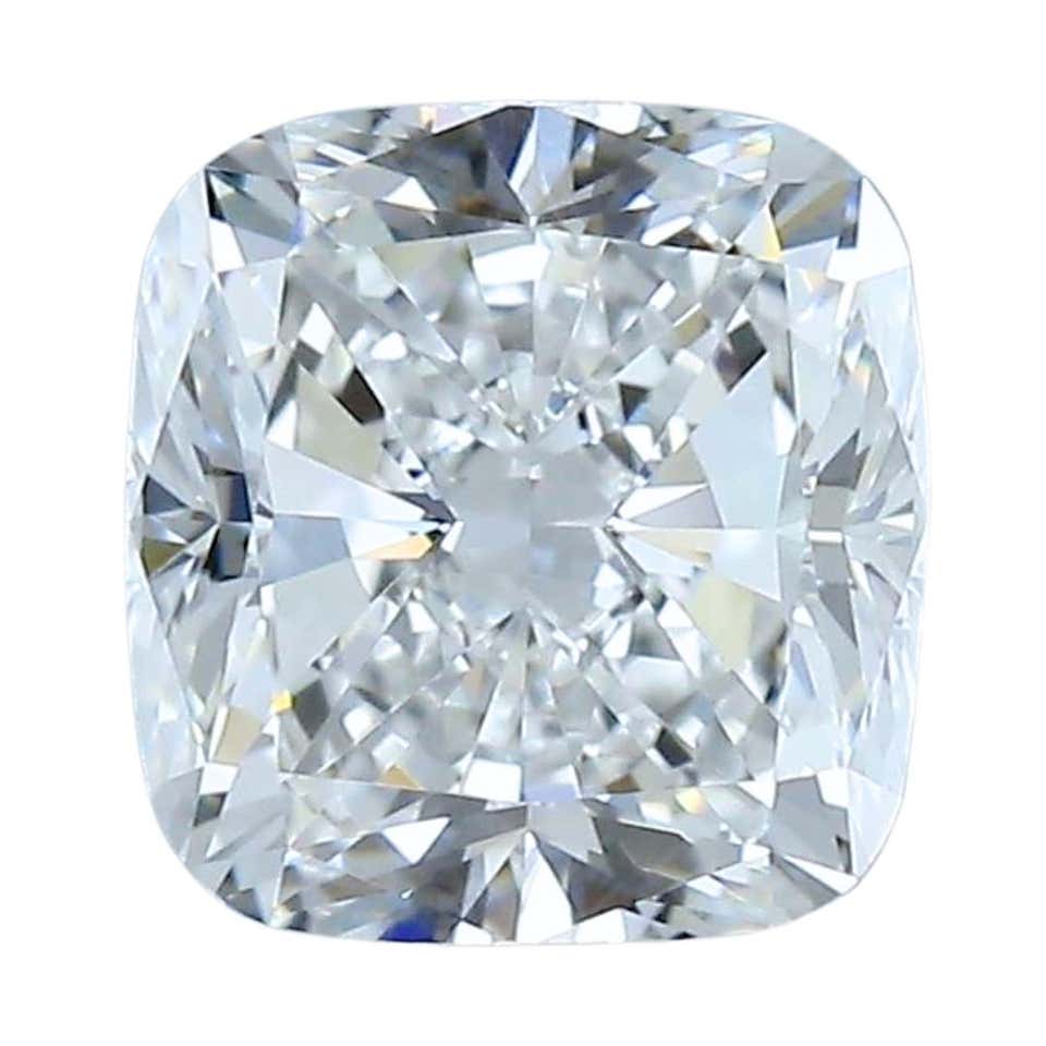 Square Style Diamond Exquisite 1.20ct Ideal Cut Square Diamond - GIA Certified For Sale at ...