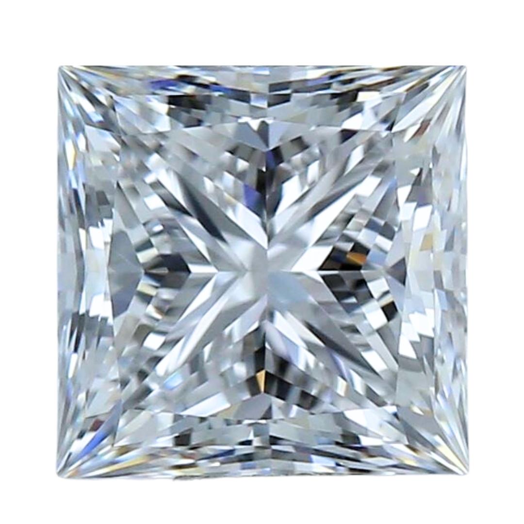 Timeless 1.20ct Ideal Cut Square Diamond - GIA Certified For Sale 2