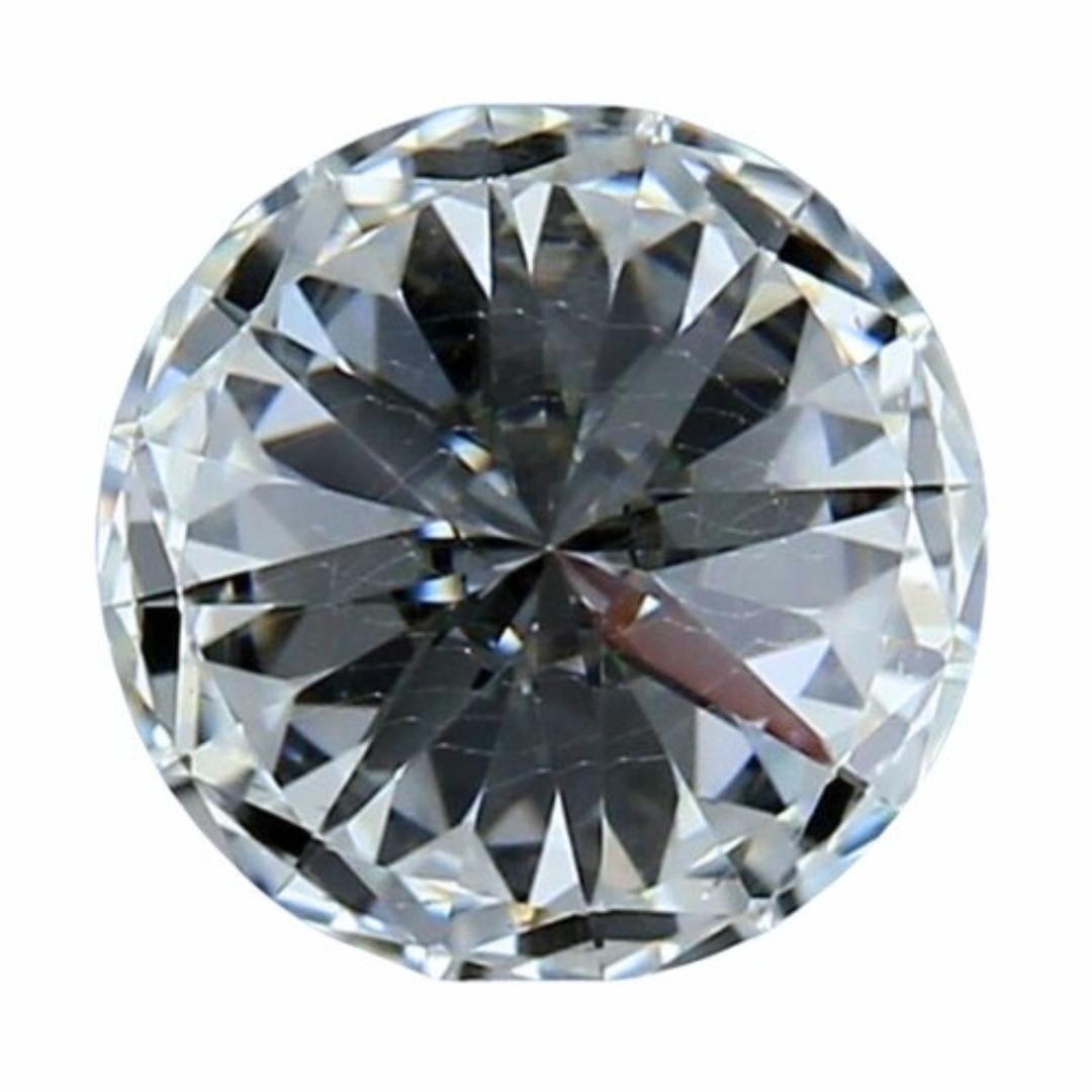 Donna Diamante rotondo senza tempo con taglio ideale triplo eccellente da 1,22ct - Certificato GIA in vendita