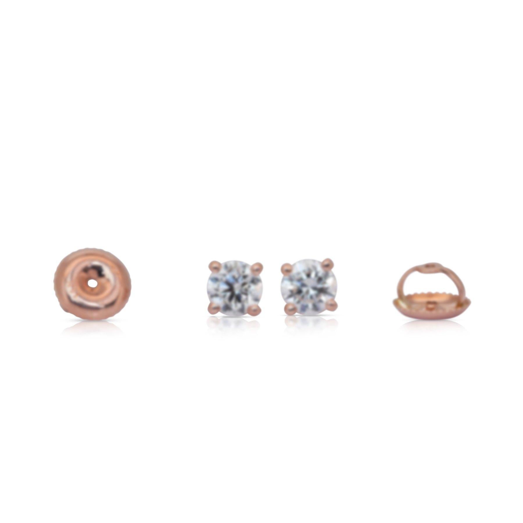 Timeless 1.41ct Triple Excellent Ideal Cut Diamonds Stud Earrings -GIA Certified 3