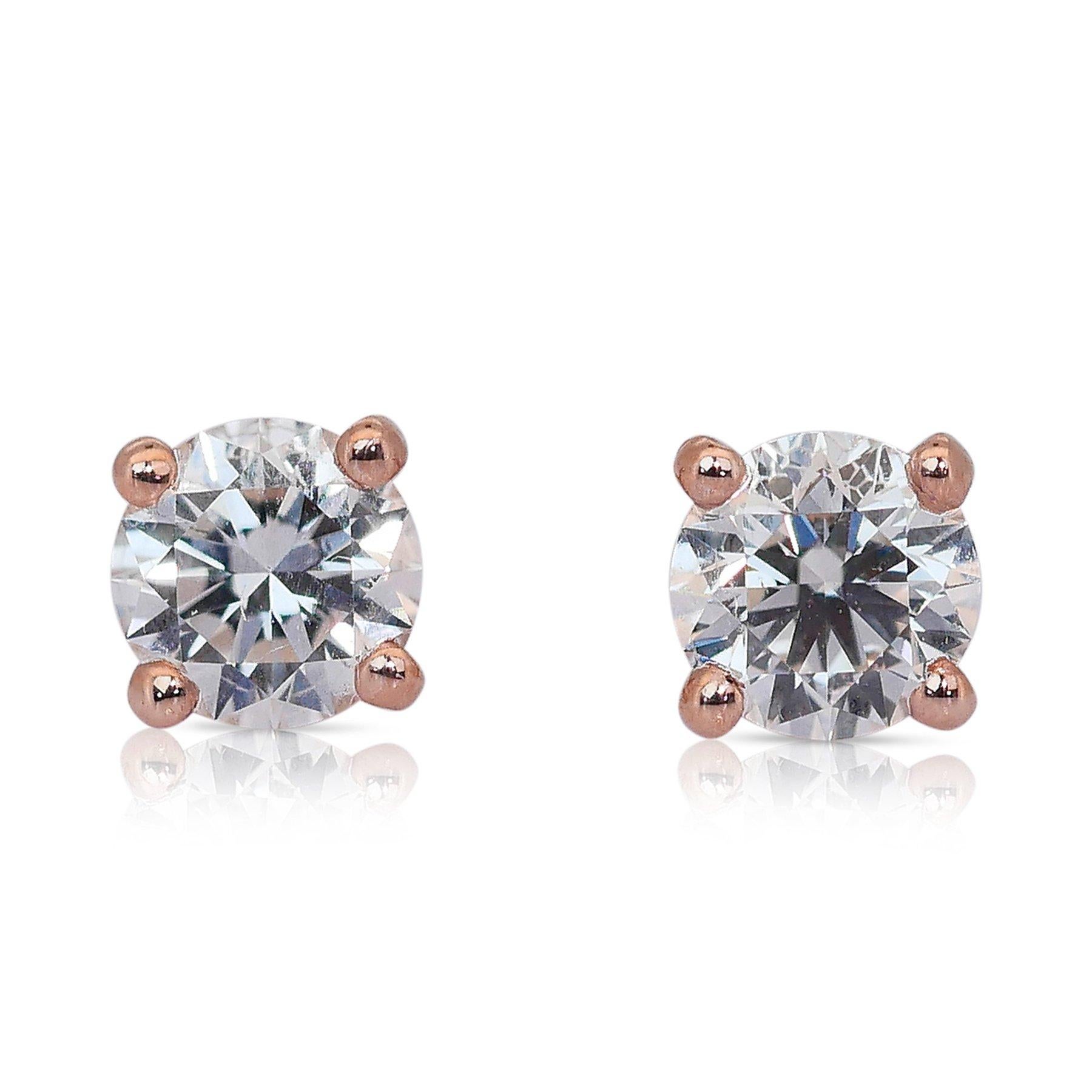 Timeless 1.41ct Triple Excellent Ideal Cut Diamonds Stud Earrings -GIA Certified 4