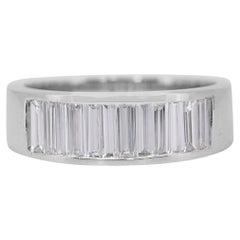 Bague Timeless 1.56ct Diamonds Band en or blanc 18k - IGI Certified