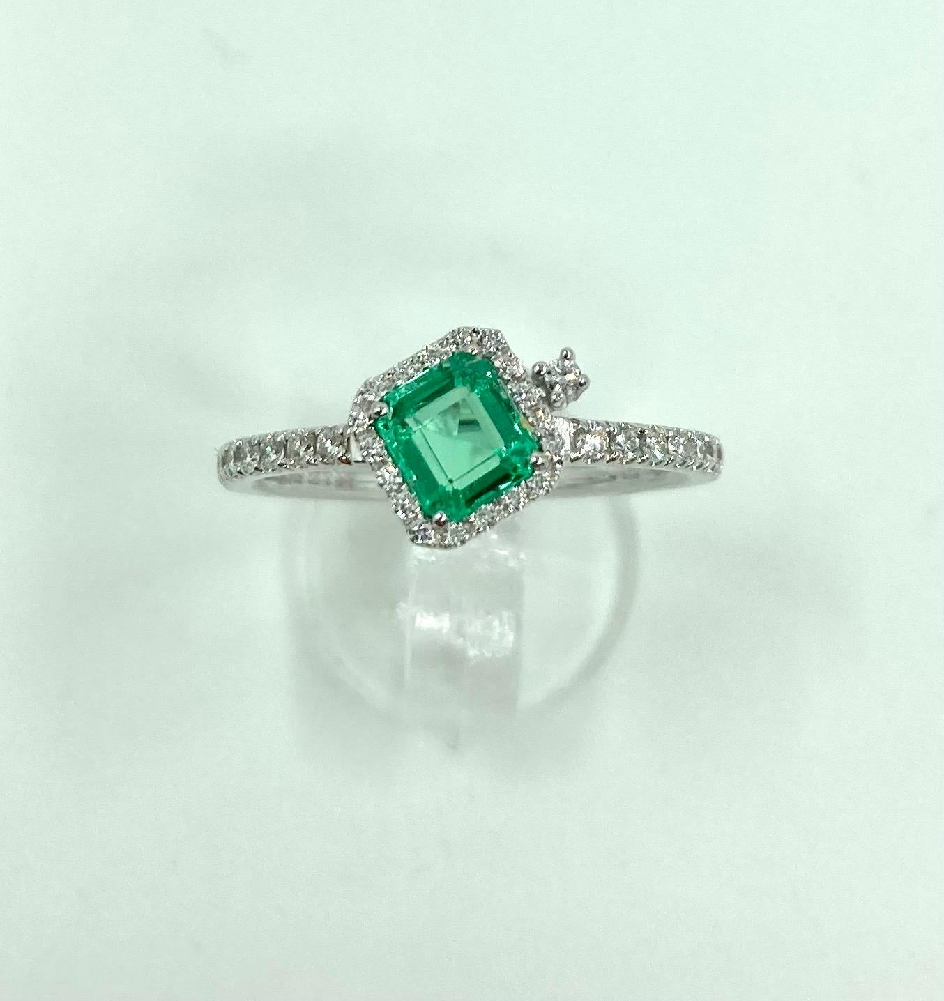 italian emerald ring