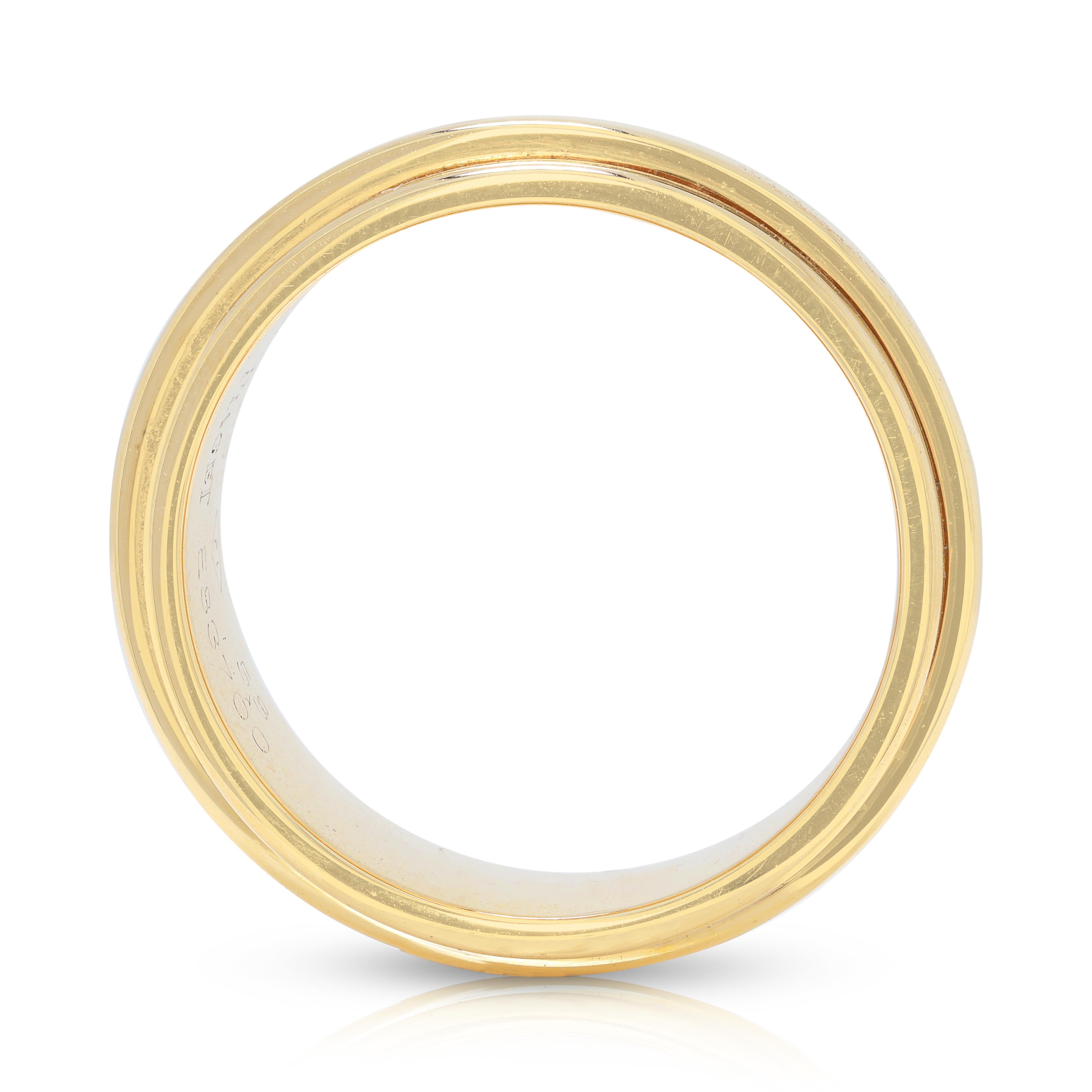 Timeless 18K Yellow Gold Band Ring For Sale 3