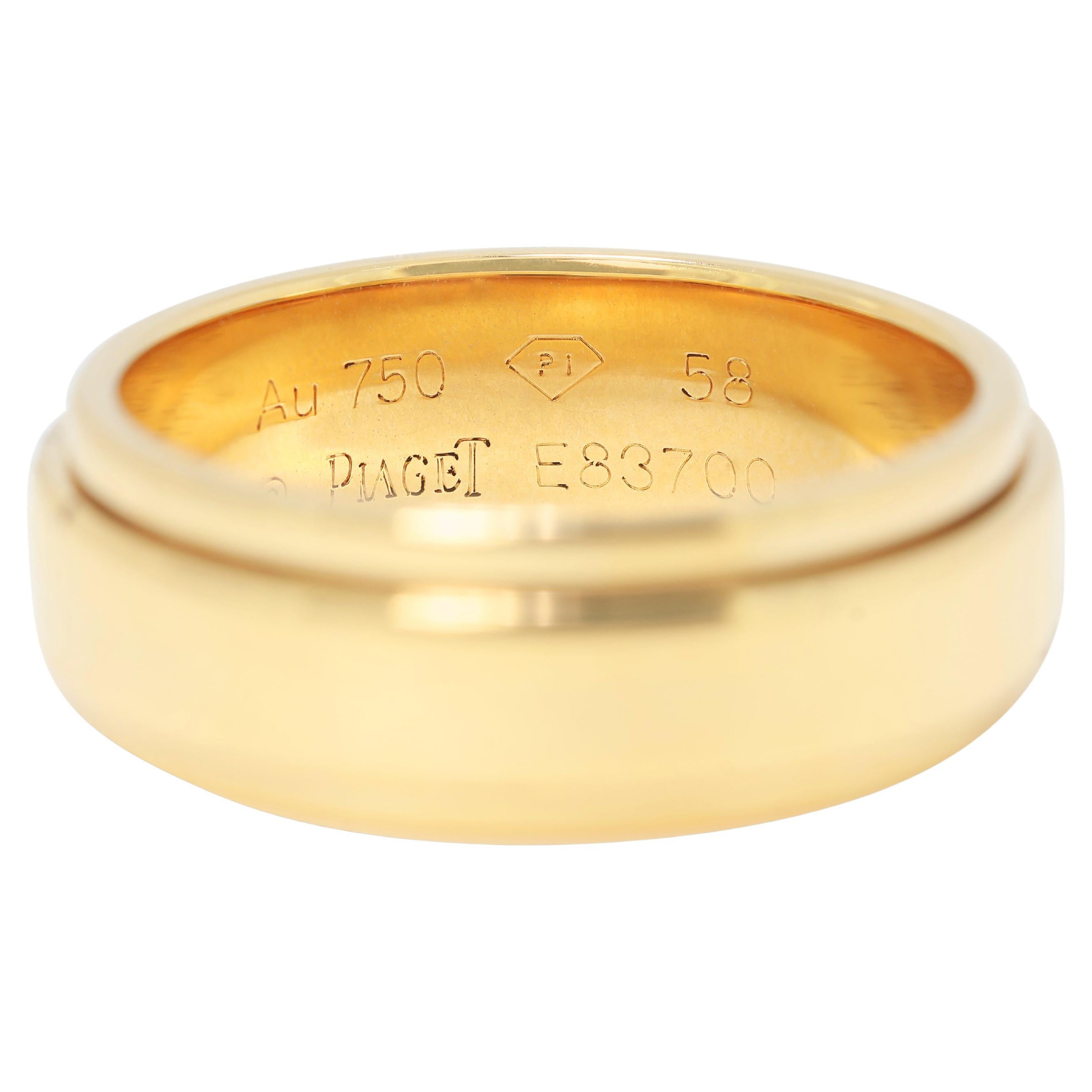 Timeless 18K Yellow Gold Band Ring For Sale