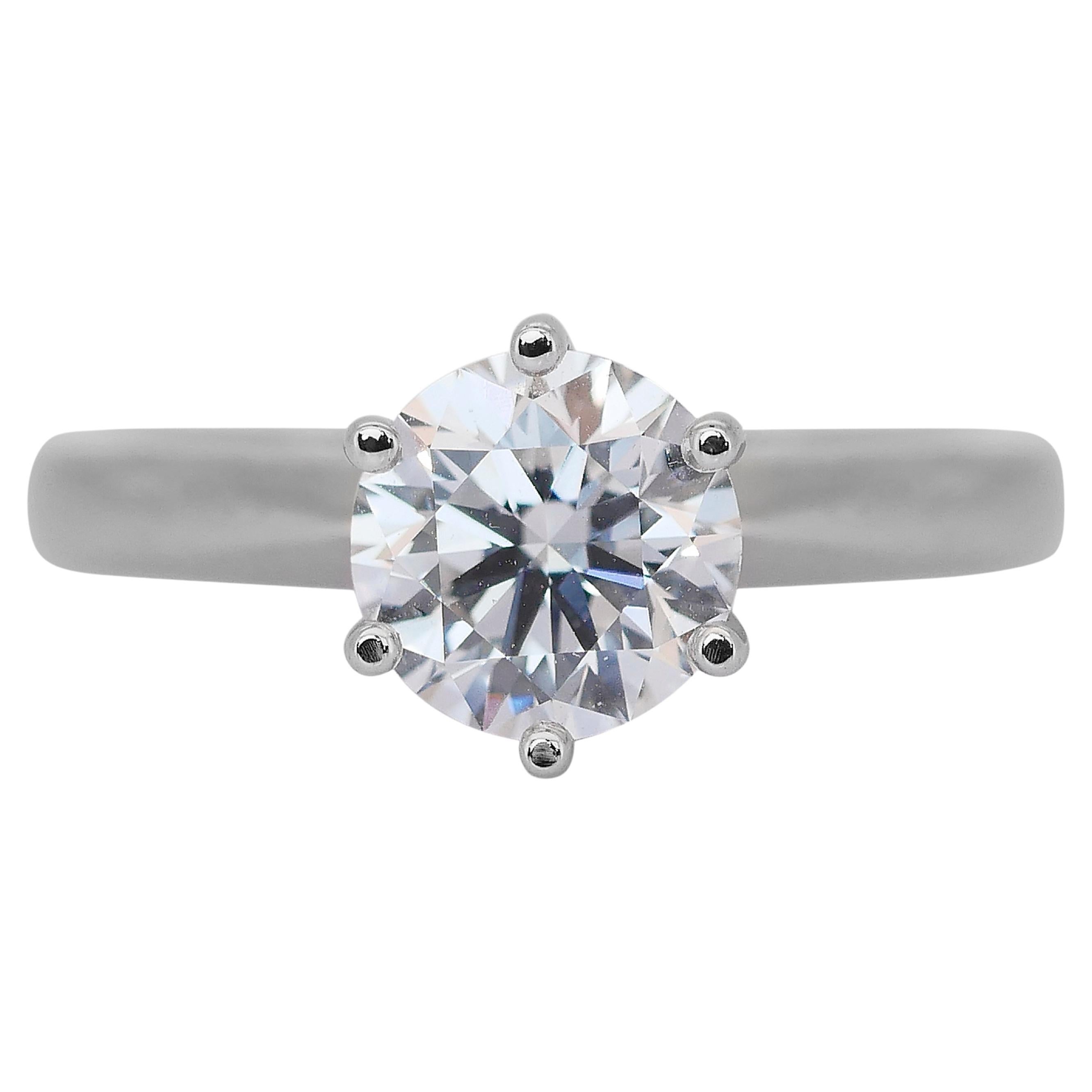 Timeless 2.20ct Triple Excellent Ideal Cut Diamond Solitaire Ring -GIA Certified