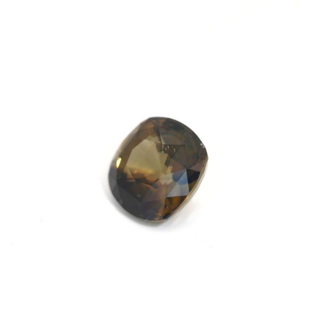 Timeless 6,16ct Chrysoberyll Edelstein - GIA zertifiziert (Kissenschliff) im Angebot