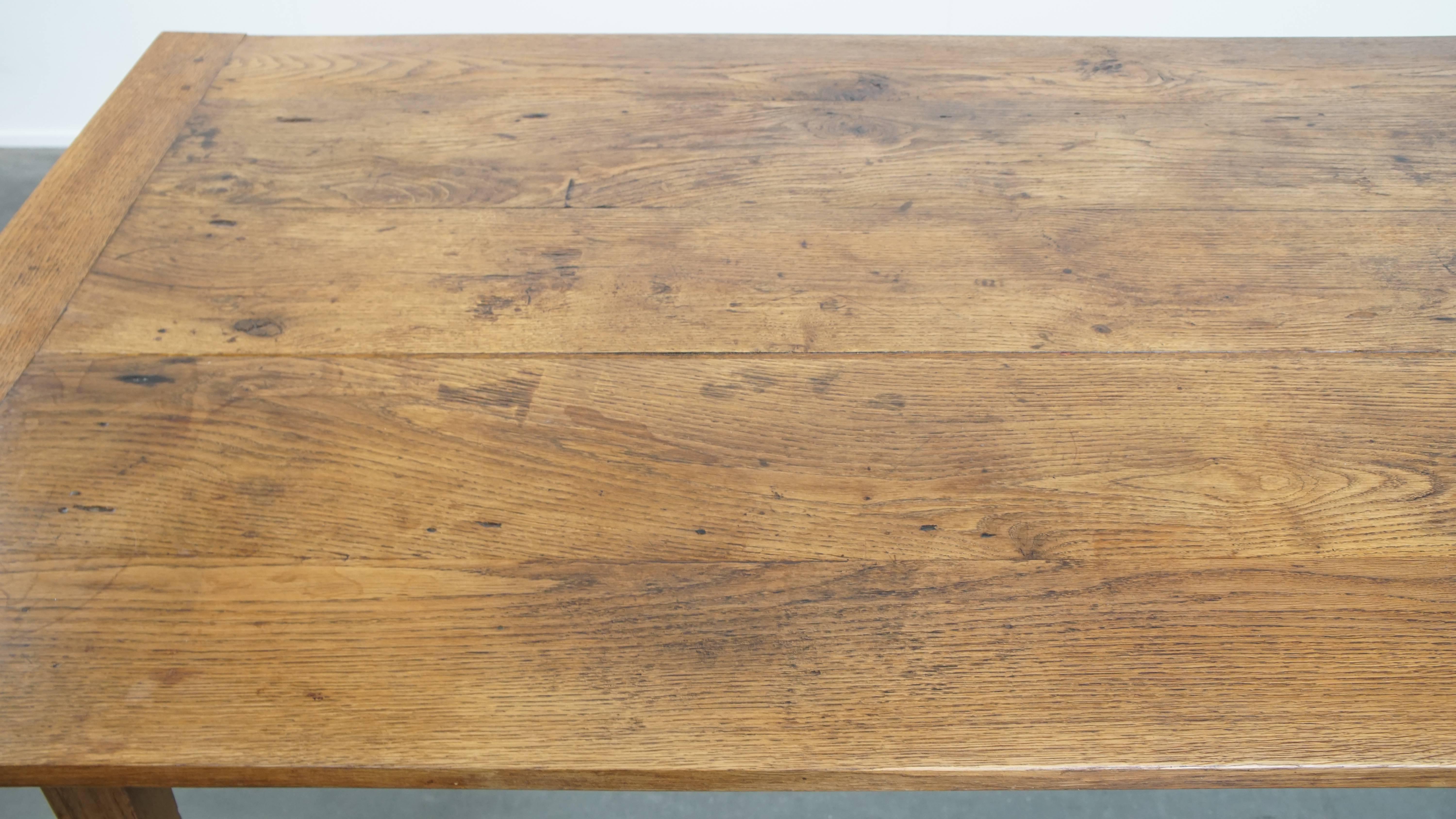 19th Century Timeless and Characterful Antique French Dining Table For Sale