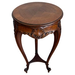 Timeless Antique Dutch Solid Wood Occasional / End Table by H. Pander & Zonen