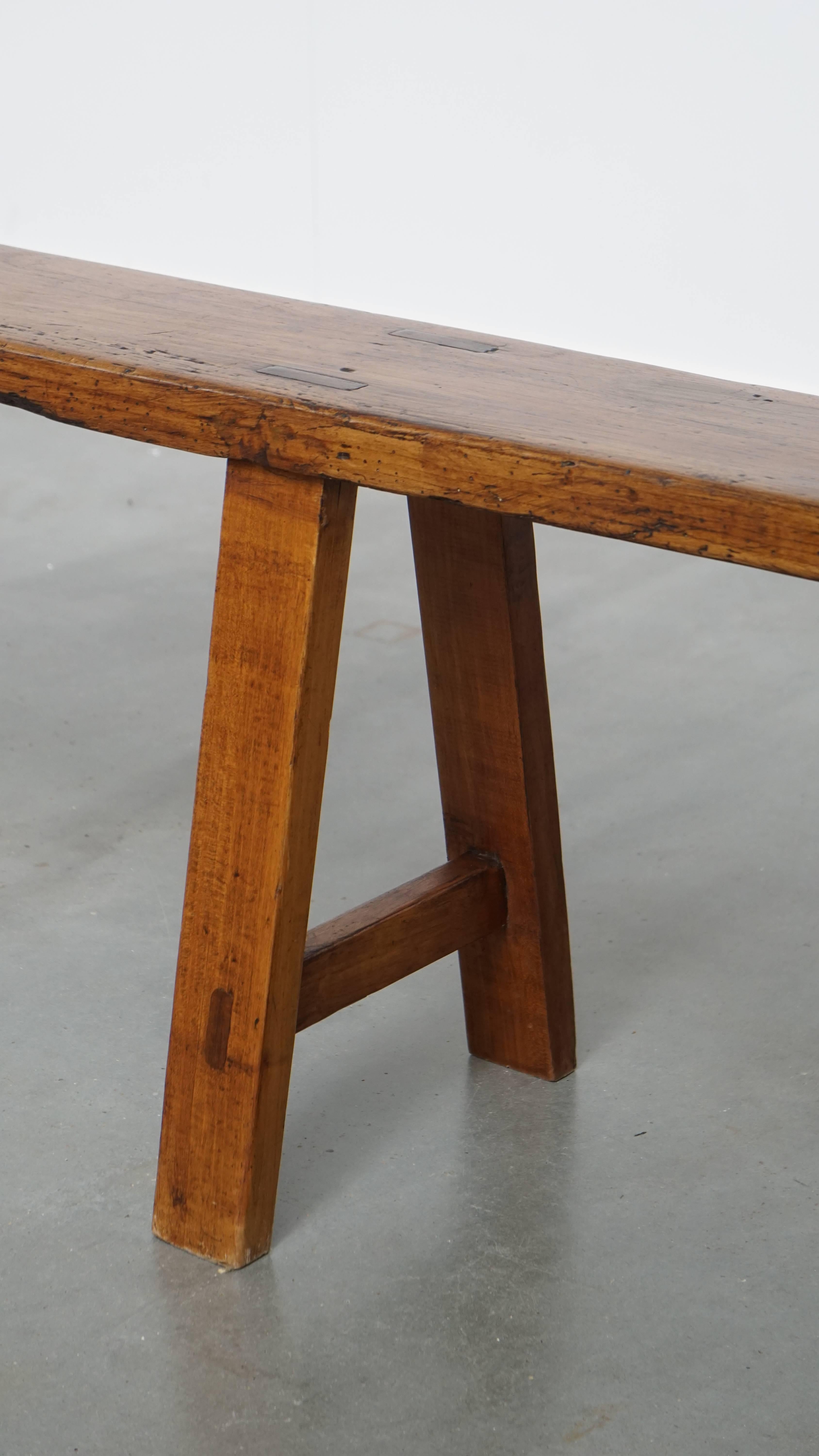 Intemporel banc d'entrée / banc pour la table à manger Antique French en vente 2