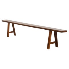 Timeless antique French hallway bench / bench for the dining table