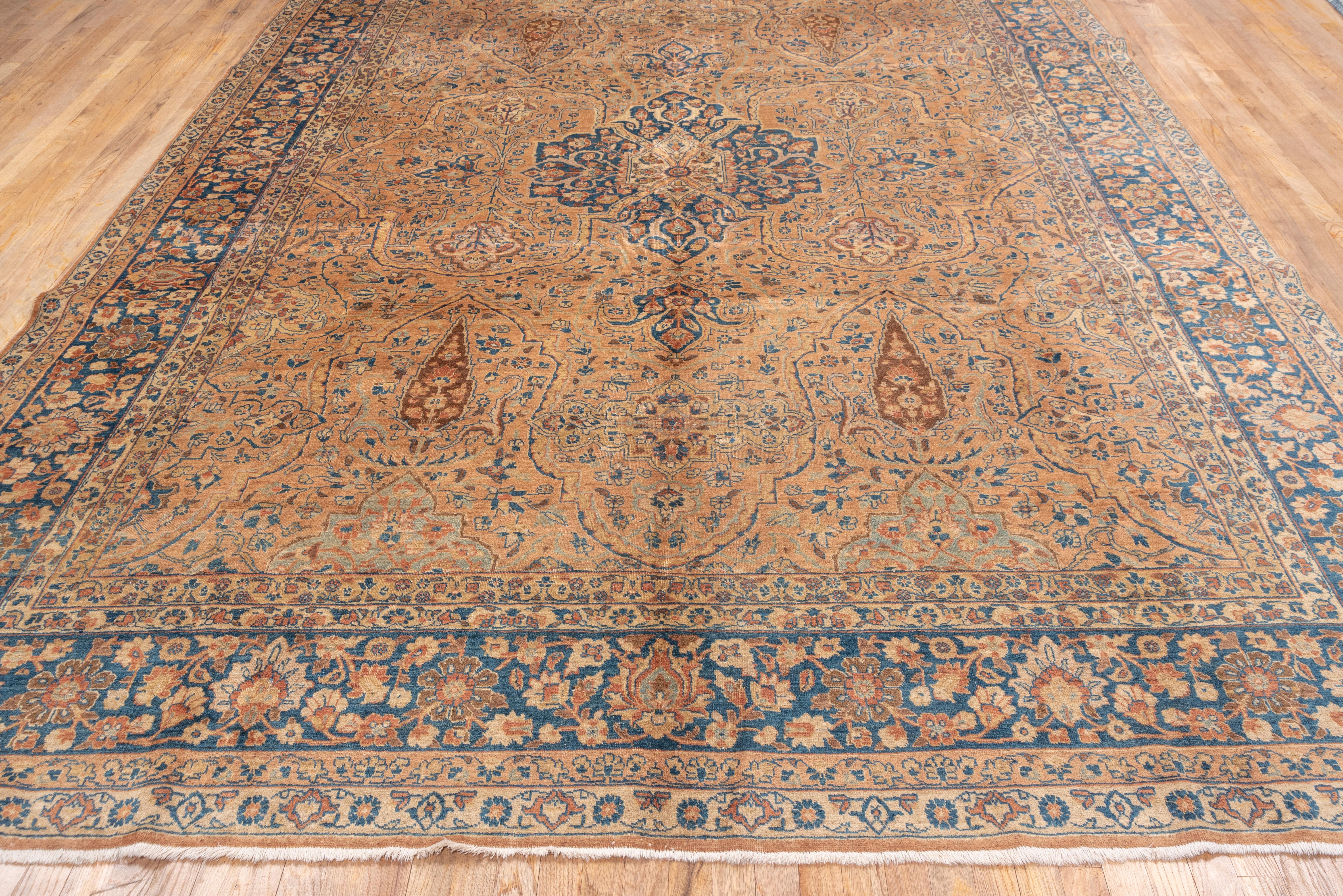 Hand-Knotted Timeless Antique Persian Tabriz Carpet, circa 1920s For Sale
