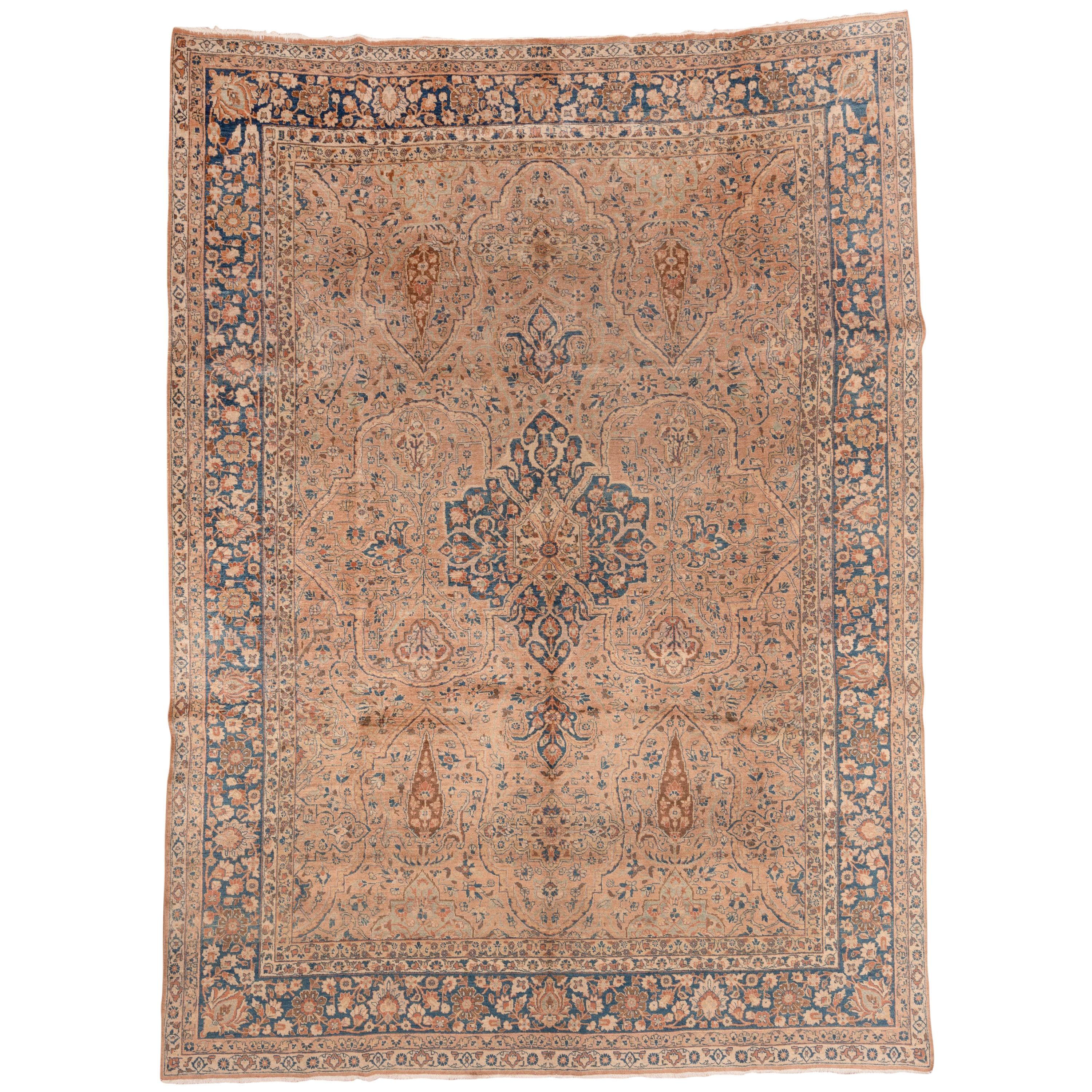 Timeless Antique Persian Tabriz Carpet, circa 1920s For Sale