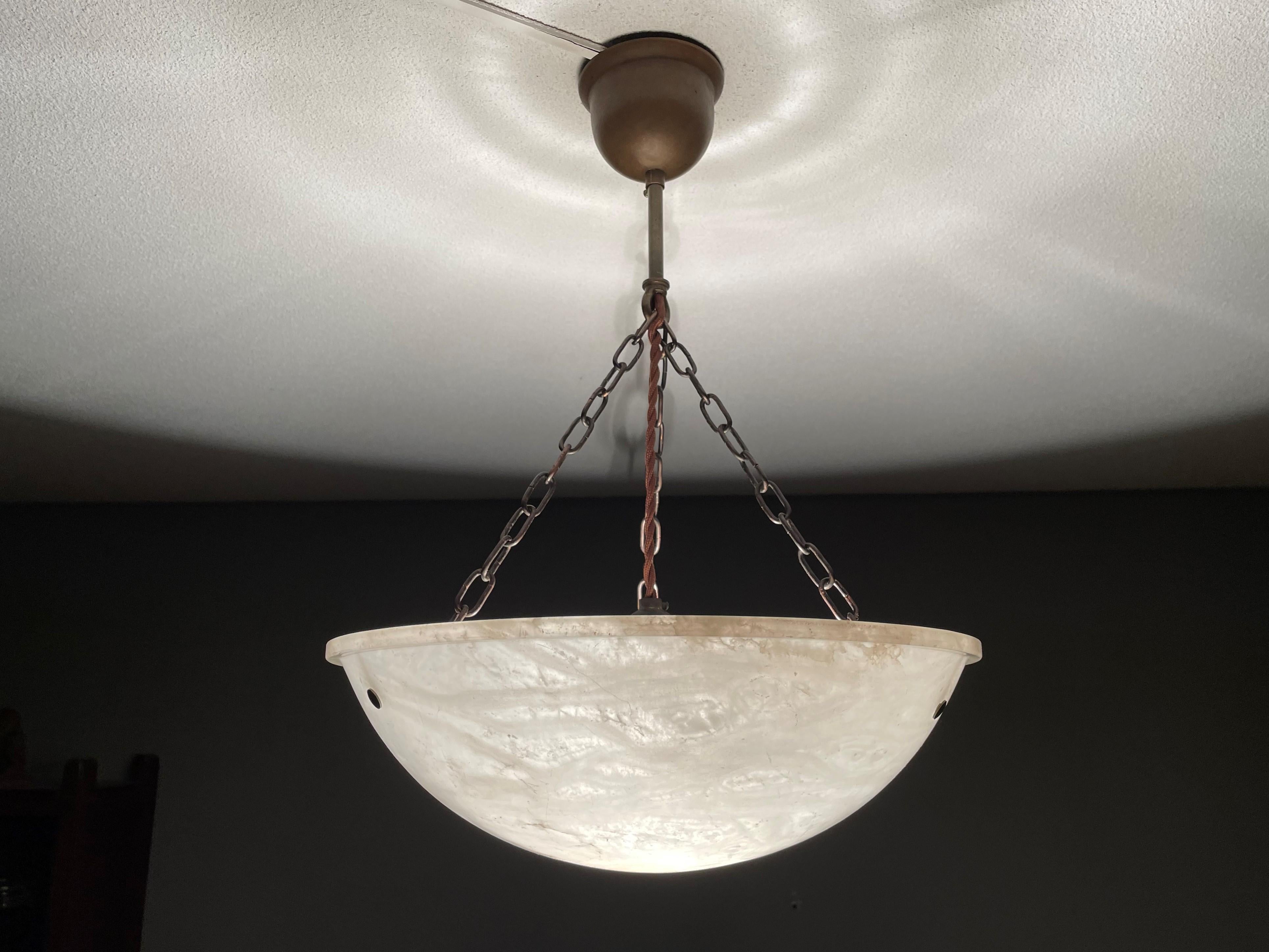 Lovely antique light fixture for an entry hall, bedroom or any other small room.

With early 20th century light fixtures being one of our specialities, we always love finding timeless pendants and flush mounts we have never seen before. This