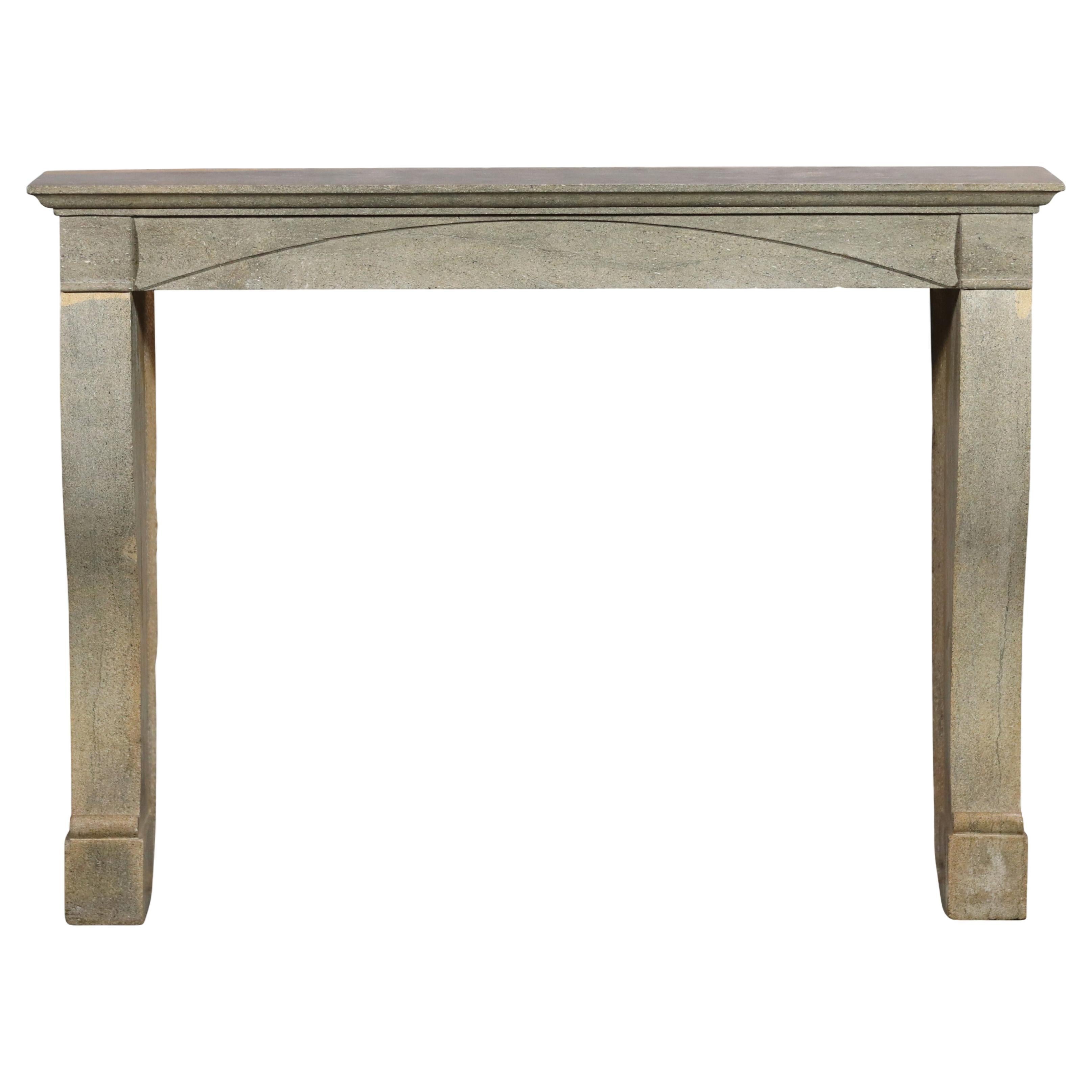 Timeless Bicolor Parisian Reclaimed Fireplace Surround Louis Philippe Style