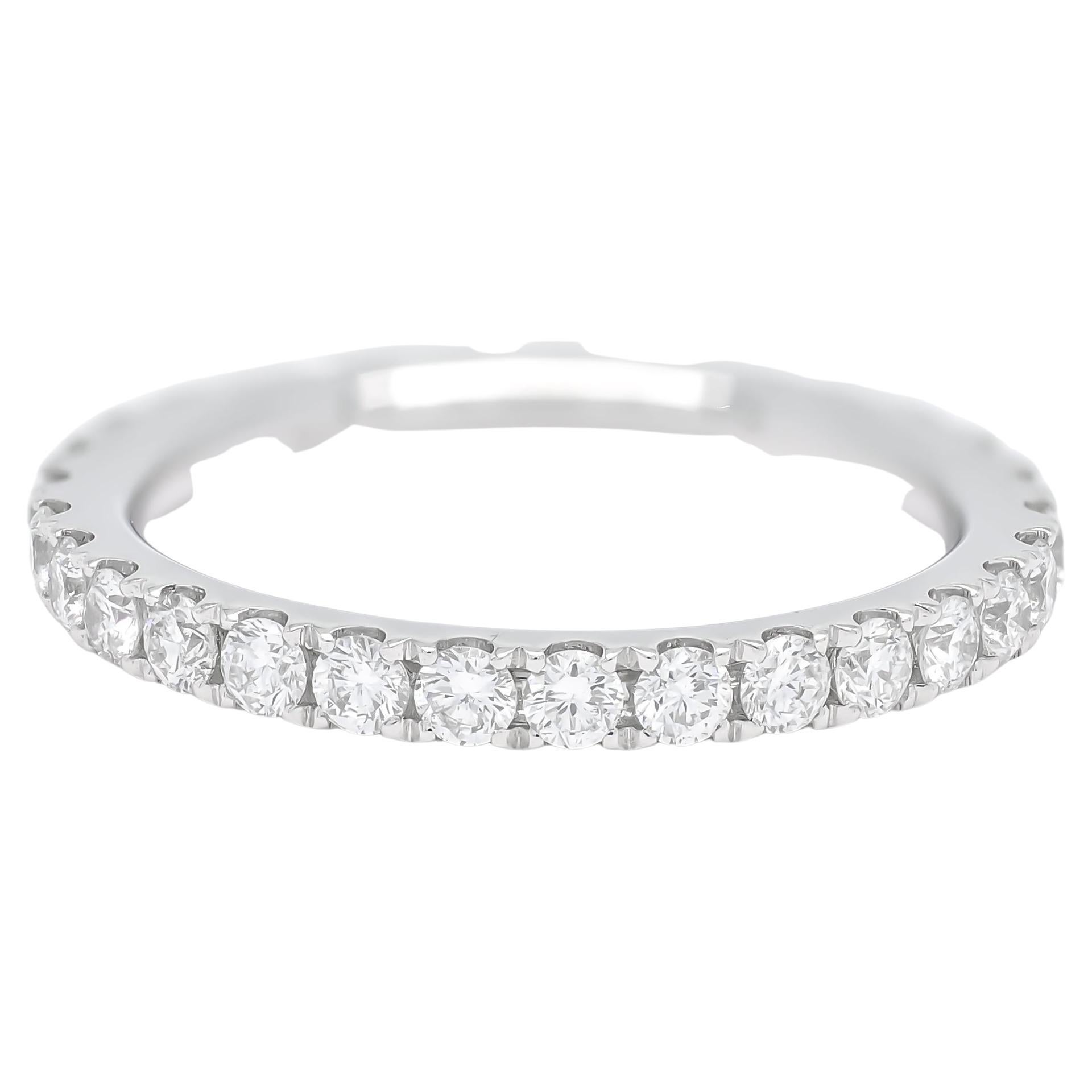 Timeless Brilliance: 1,11CT Diamant-Eternity-Ring aus 18 Karat Weißgold