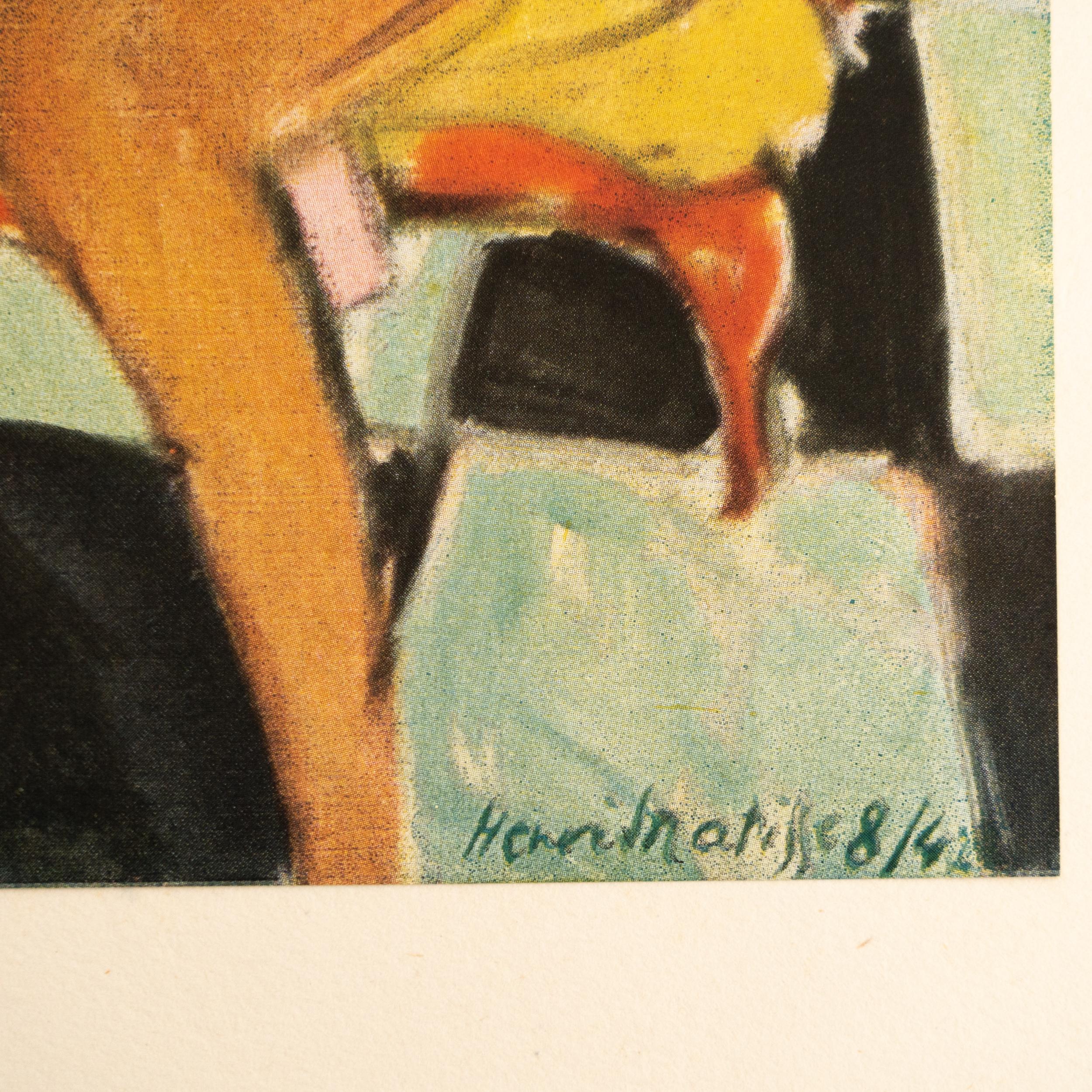 Timeless Brilliance: Seltene Lithographie von Henri Matisse, Editions du Chene, 1943 im Zustand „Gut“ im Angebot in Barcelona, Barcelona