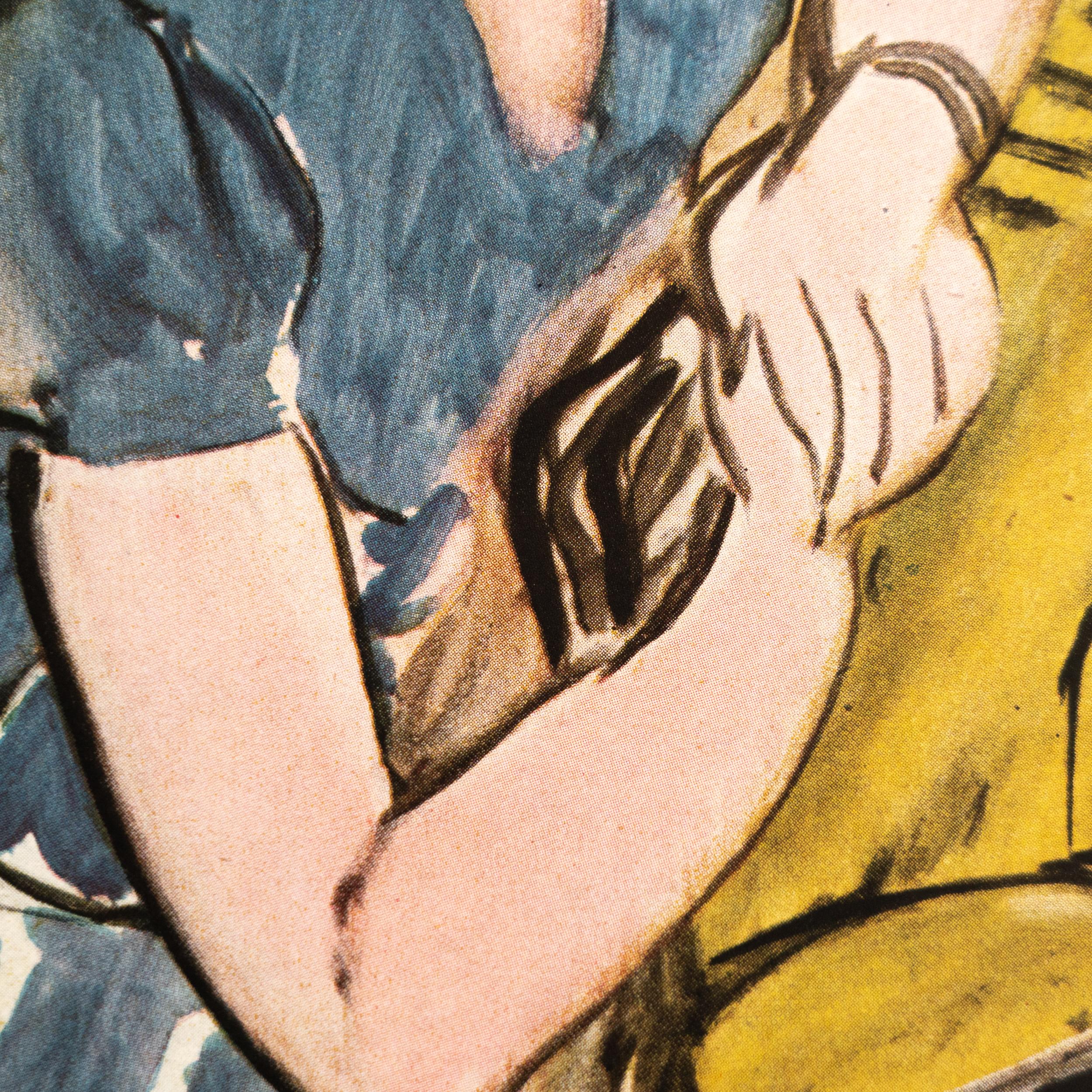 Timeless Brilliance: Seltene Lithographie von Henri Matisse, Editions du Chene, 1943 (Papier) im Angebot