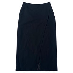 Timeless Calvin Klein Collection Black Wool Skirt - We pay for import duty!