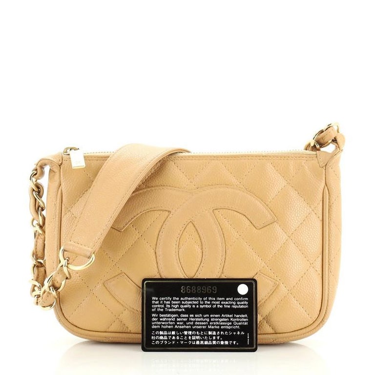 Timeless CC Chain Pochette Quilted Caviar