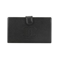 Timeless CC French Wallet Caviar Long