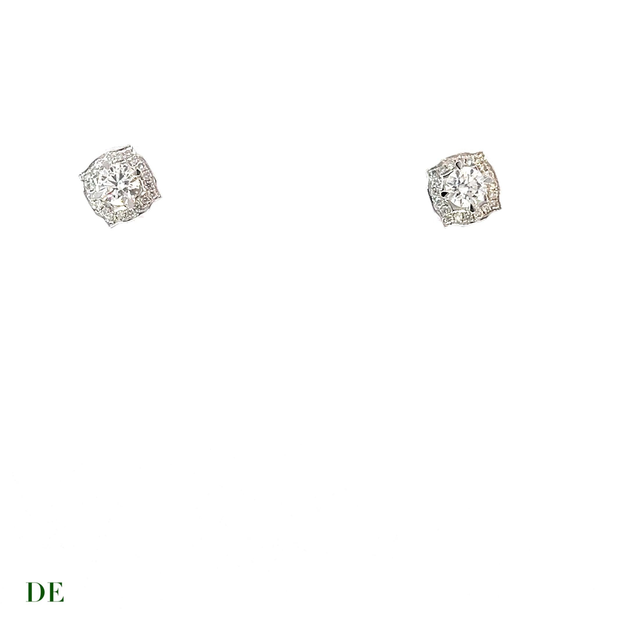 Timeless Classic Beauty 14k white gold with .73 Carat White Diamond Earring Stud

Introducing a pair of earrings that embodies timeless classic beauty: the 14k White Gold with .73 Carat White Diamond Earring Studs. These exquisite earrings are a
