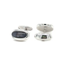Timeless Cufflinks Black Quartz