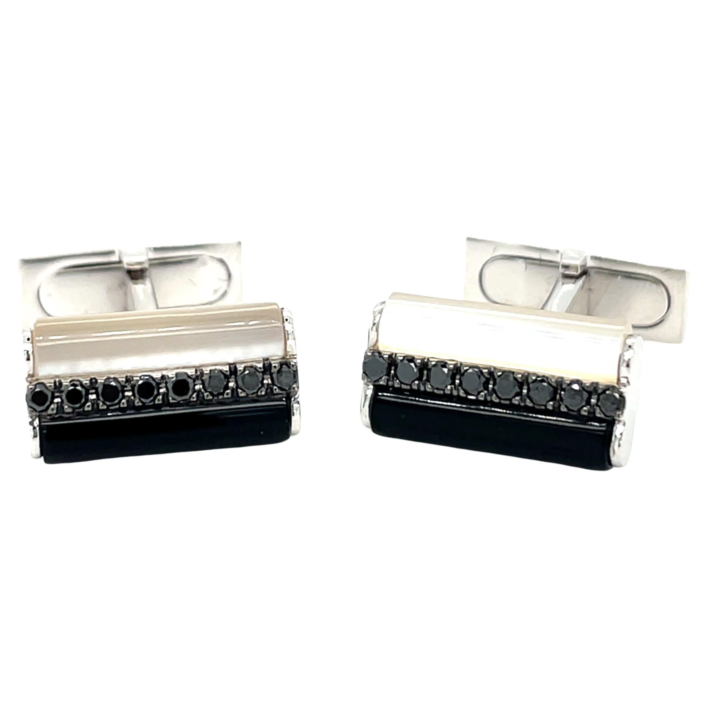 Timeless Cufflinks White Gold For Sale