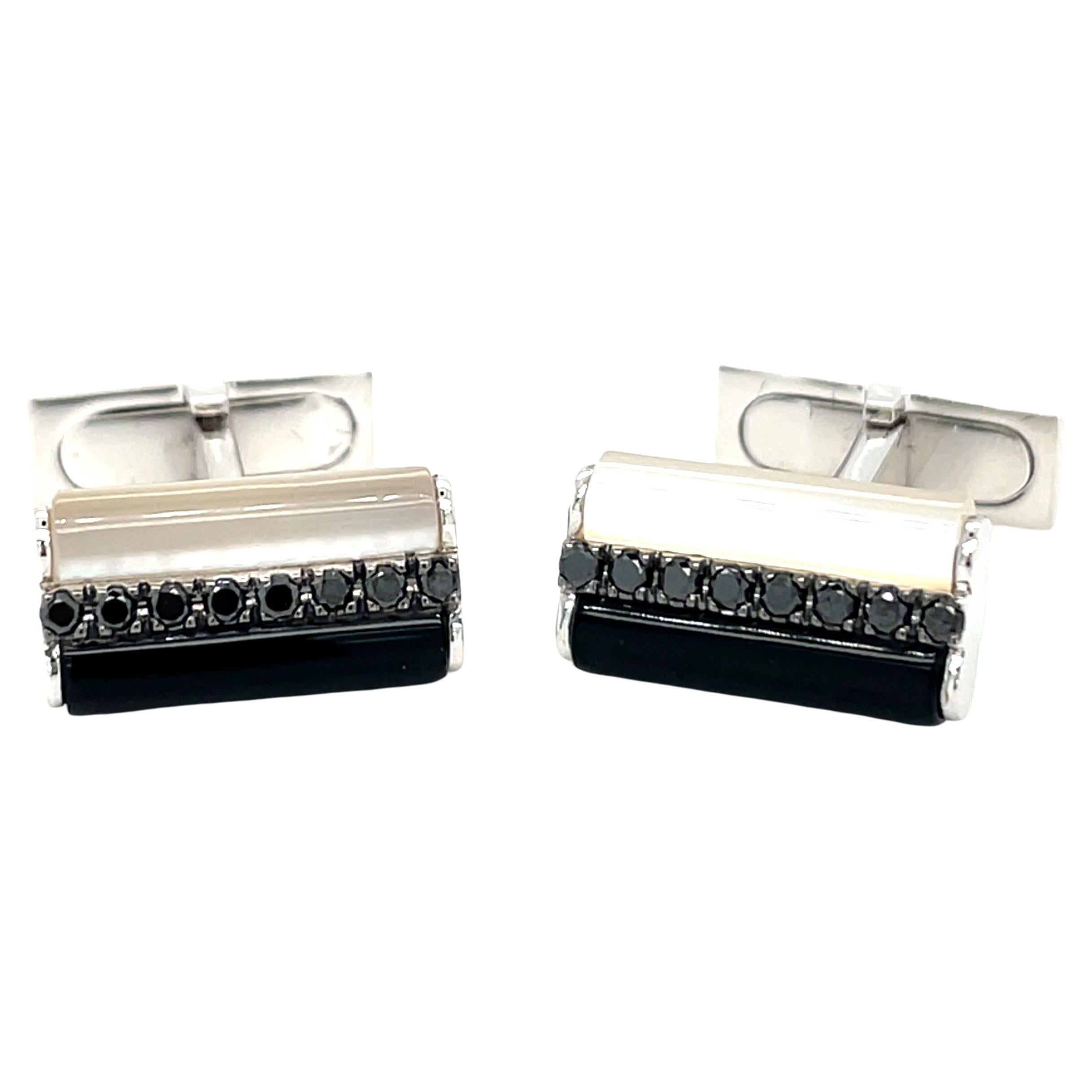 Timeless Cufflinks White Gold