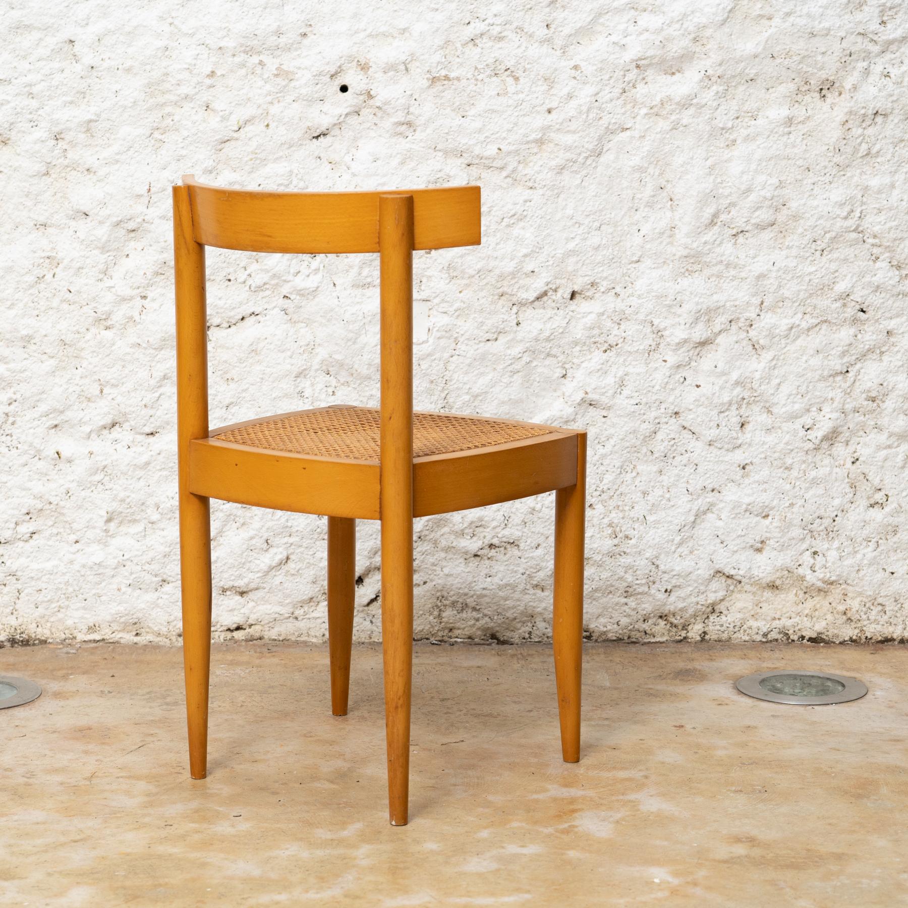 Spanish Timeless Design: 'Reno' Chair by Correa and Milà for Gres, Spain, circa 1961 For Sale