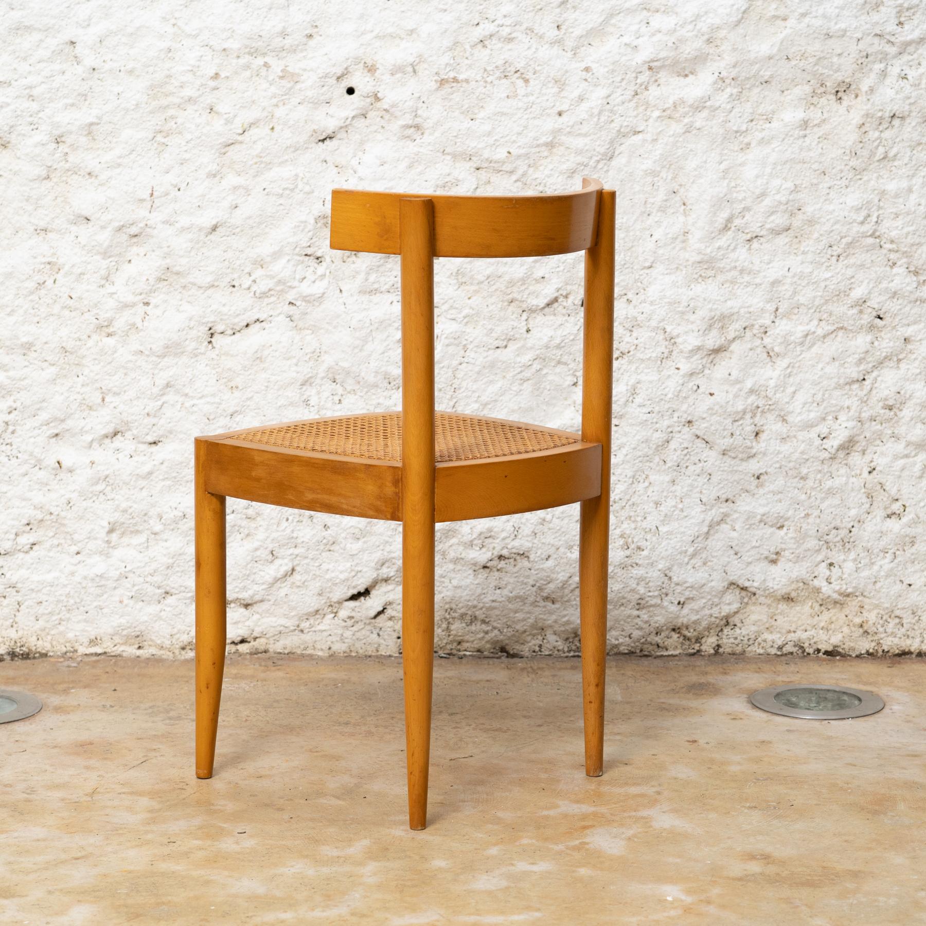 Mid-20th Century Timeless Design: 'Reno' Chair by Correa and Milà for Gres, Spain, circa 1961 For Sale