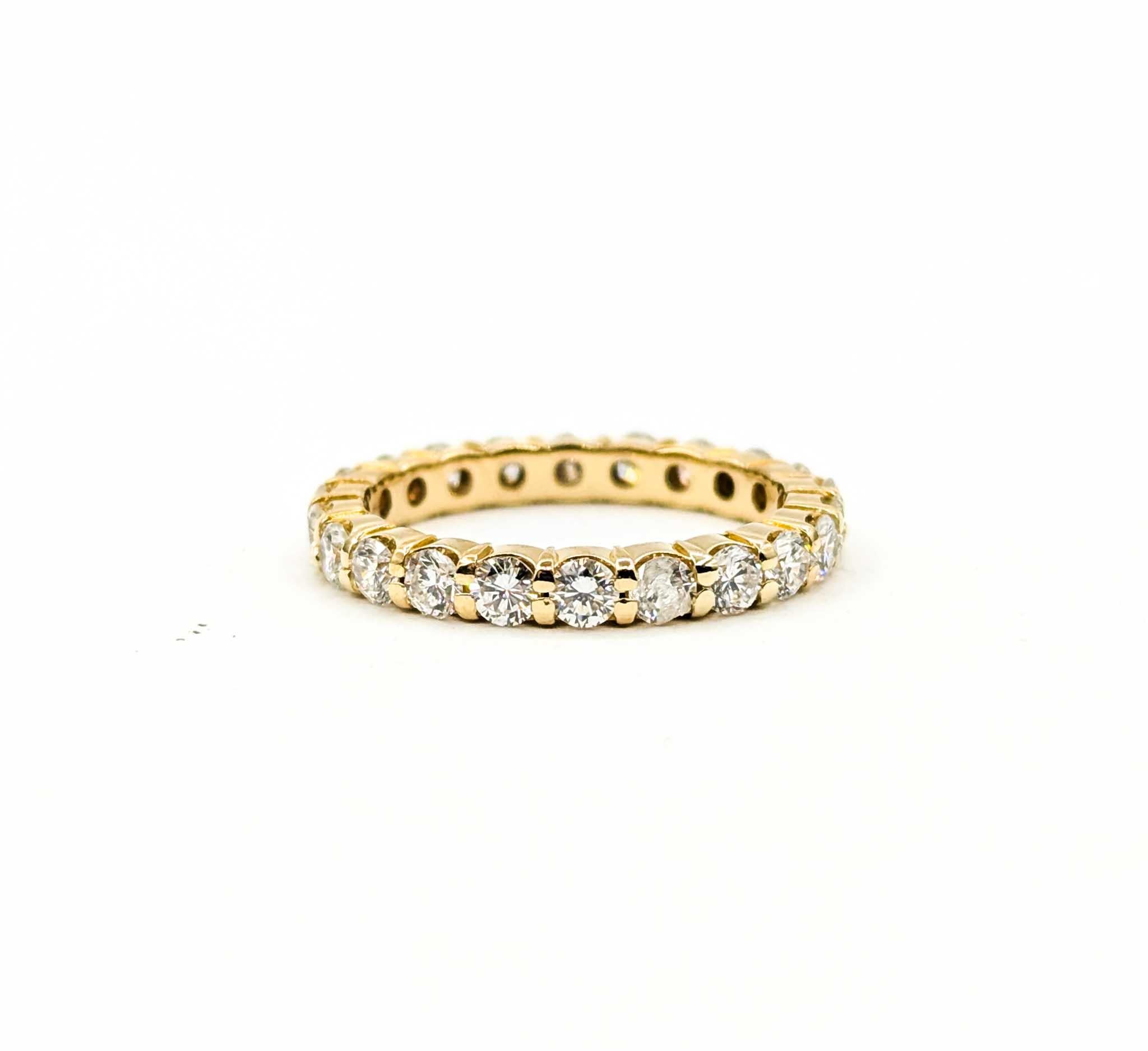 Donna Anello da sposa con diamante senza tempo in oro giallo 14k in vendita