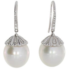 Timeless Diamond Hook Earrings