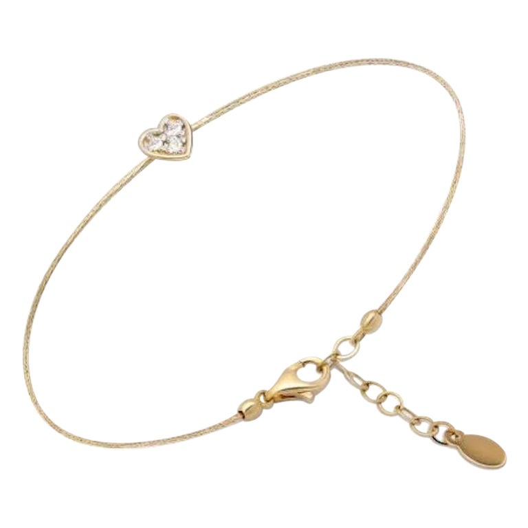 Bracciale senza tempo in oro rosa con diamanti per lei