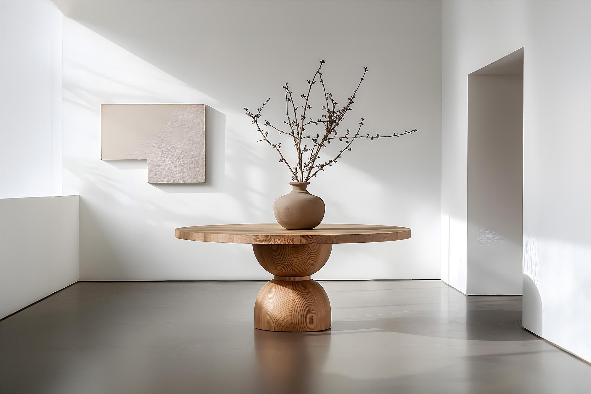 Moderne Timeless Dining, Tables à manger en bois massif Socle par Joel Escalona No37 en vente