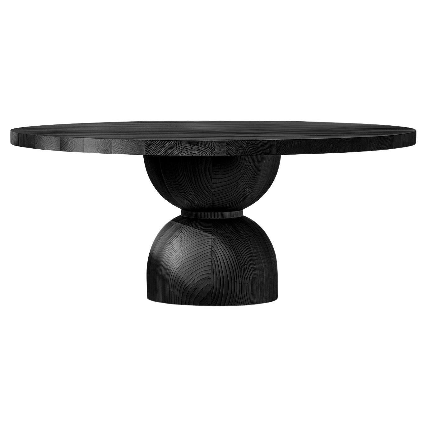 Timeless Dining, Socle Mesas de comedor de madera maciza by Joel Escalona No37