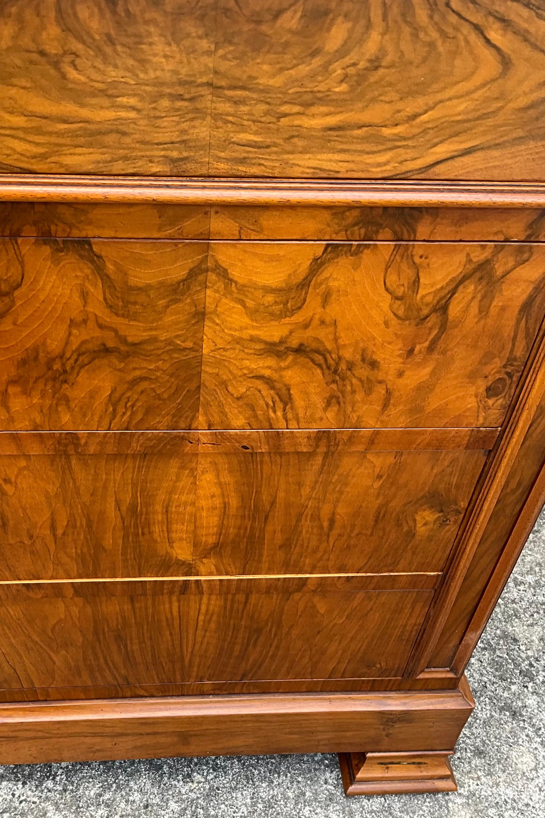 Eleganza senza tempo dalla Commode Louis Philippe in noce bruciato in vendita 11