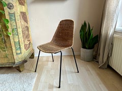 Timeless Elegance: Gian Franco Legler's Boho Basket Chair in Rattan